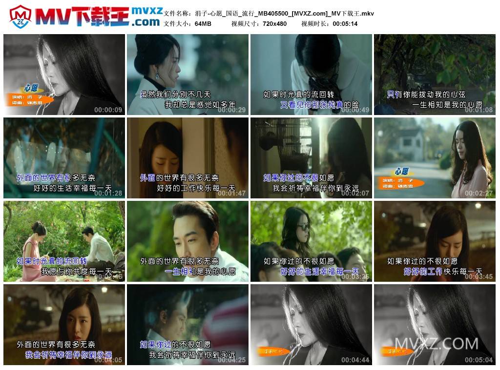 涓子-心愿_国语_流行_MB405500